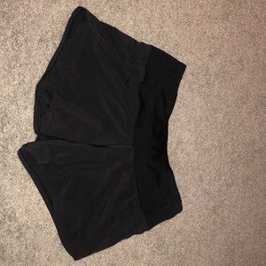 Black Lululemon Speed-up  Shorts